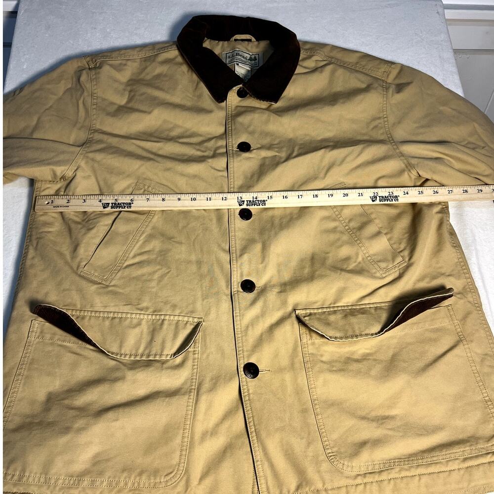 LL Bean Barn Chore Jacket 0WY20 Field Coat Thinsulate Quilted Lining Mens XXL - Picture 10 of 12